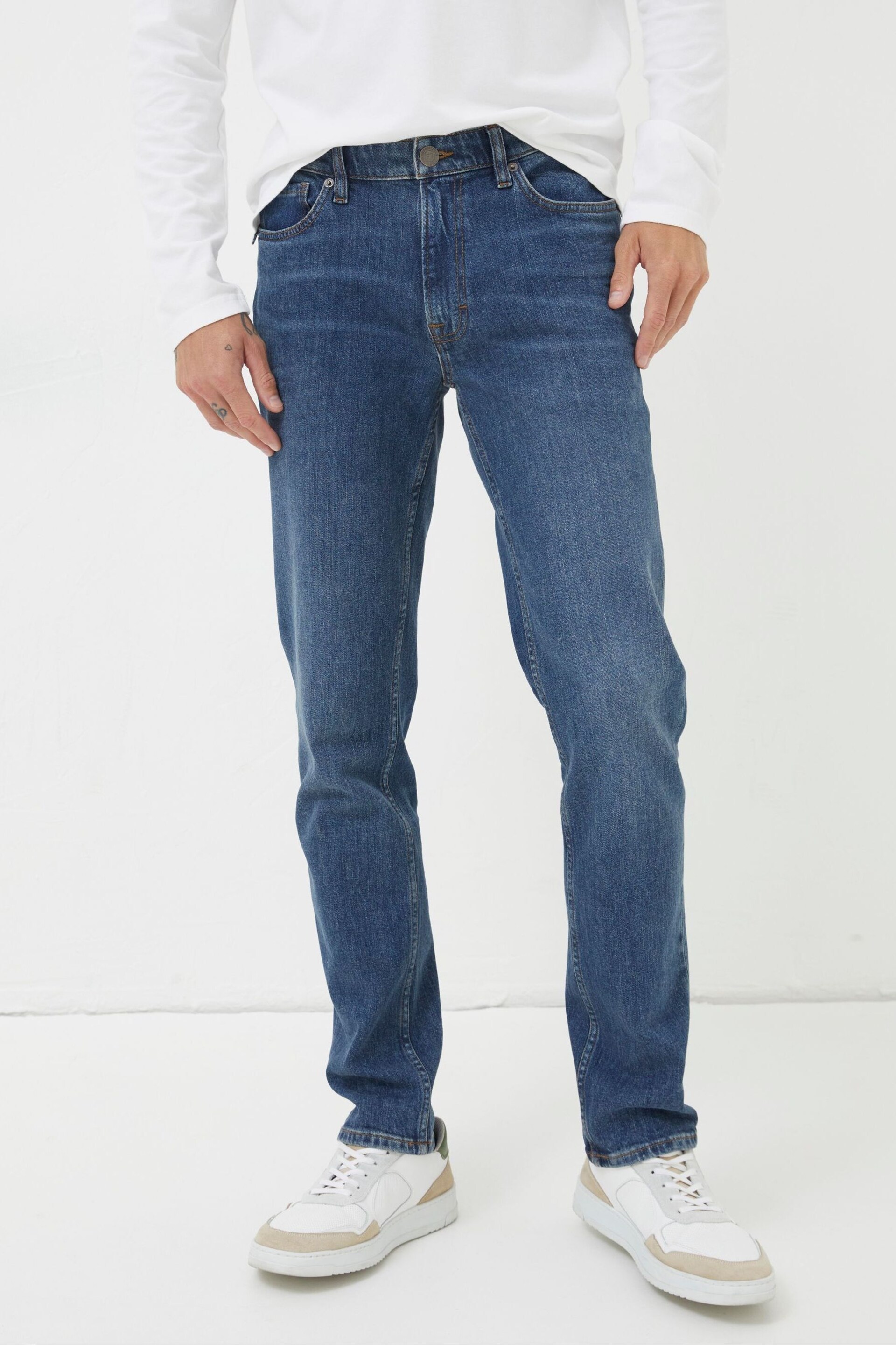 FatFace Indigo Blue Slim Fit Jeans - Image 1 of 6
