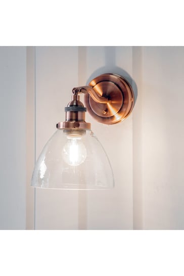 Gallery Home Aged Copper Pierre Wall Light