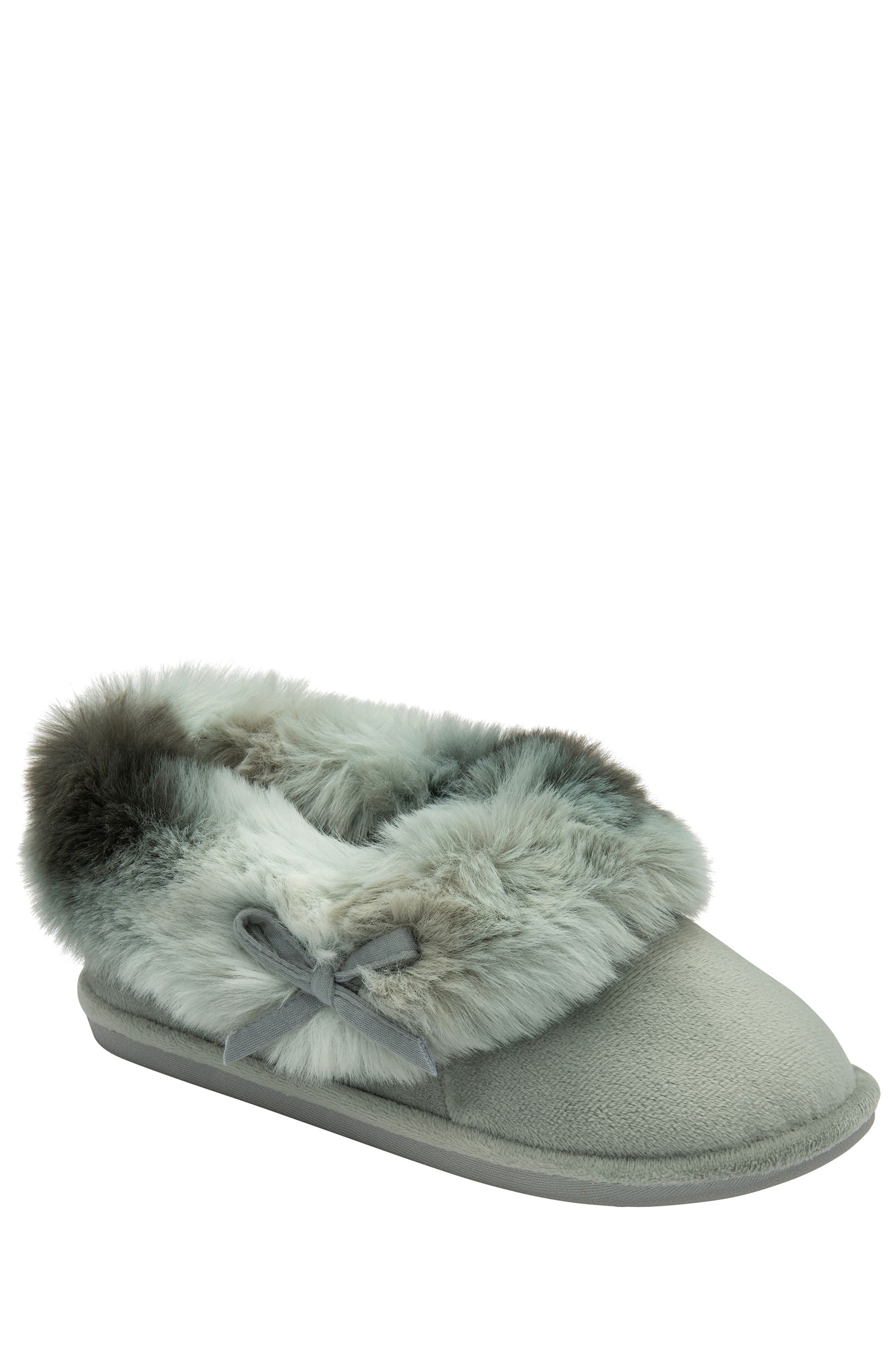 Next grey ladies slippers hot sale