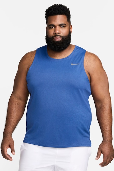 Nike Dark Blue Dri-FIT Miler Running Vest
