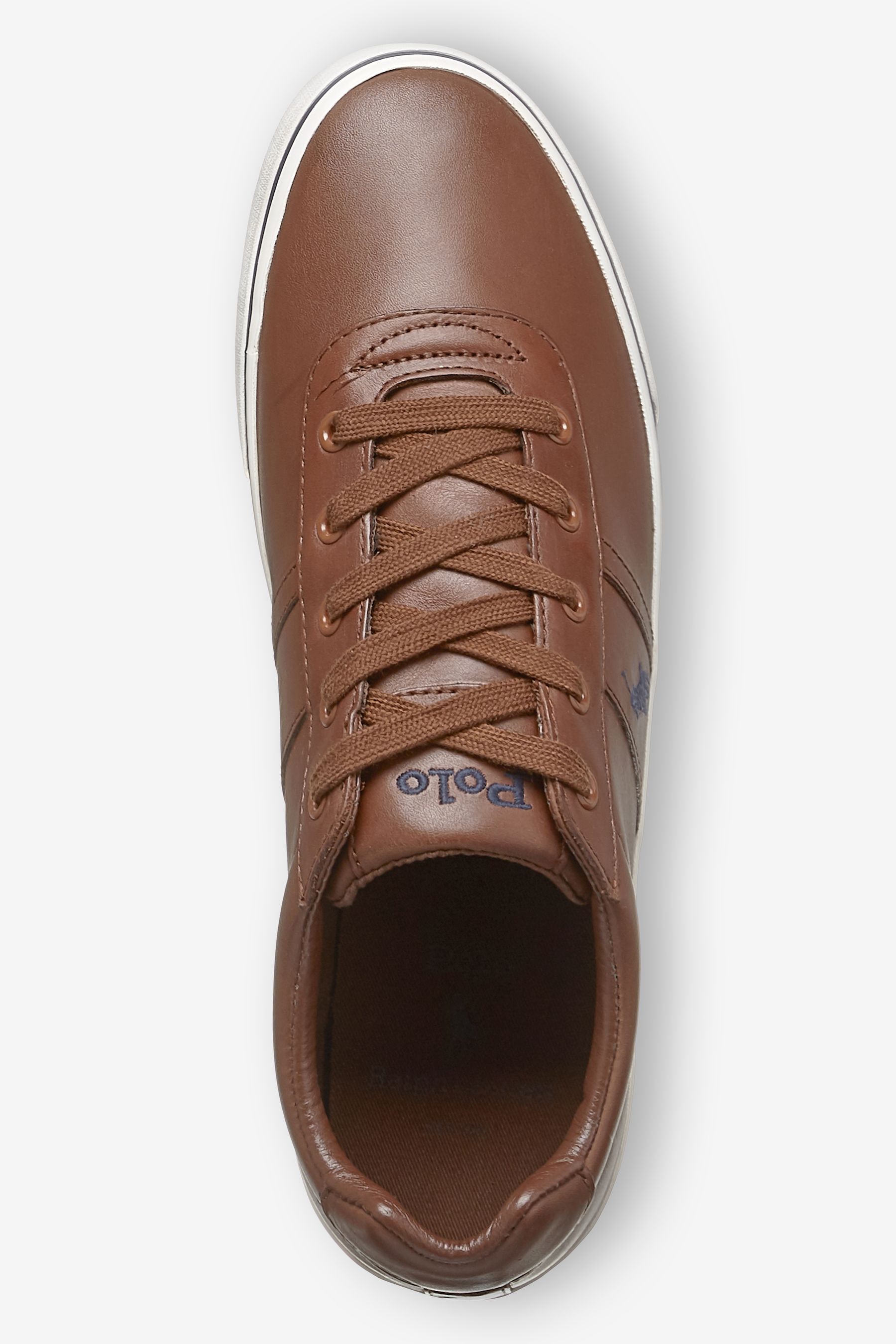 Buy Polo Ralph Lauren Hanford Leather Trainer from the Next UK