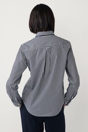 GANT Blue Poplin Striped Shirt - Image 3 of 8