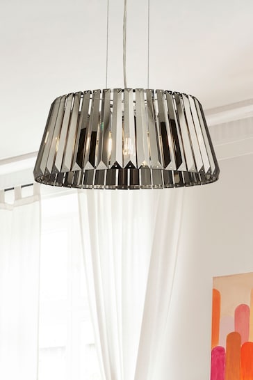 Searchlight Chrome Heath 5Lt Pendant Ceiling Light