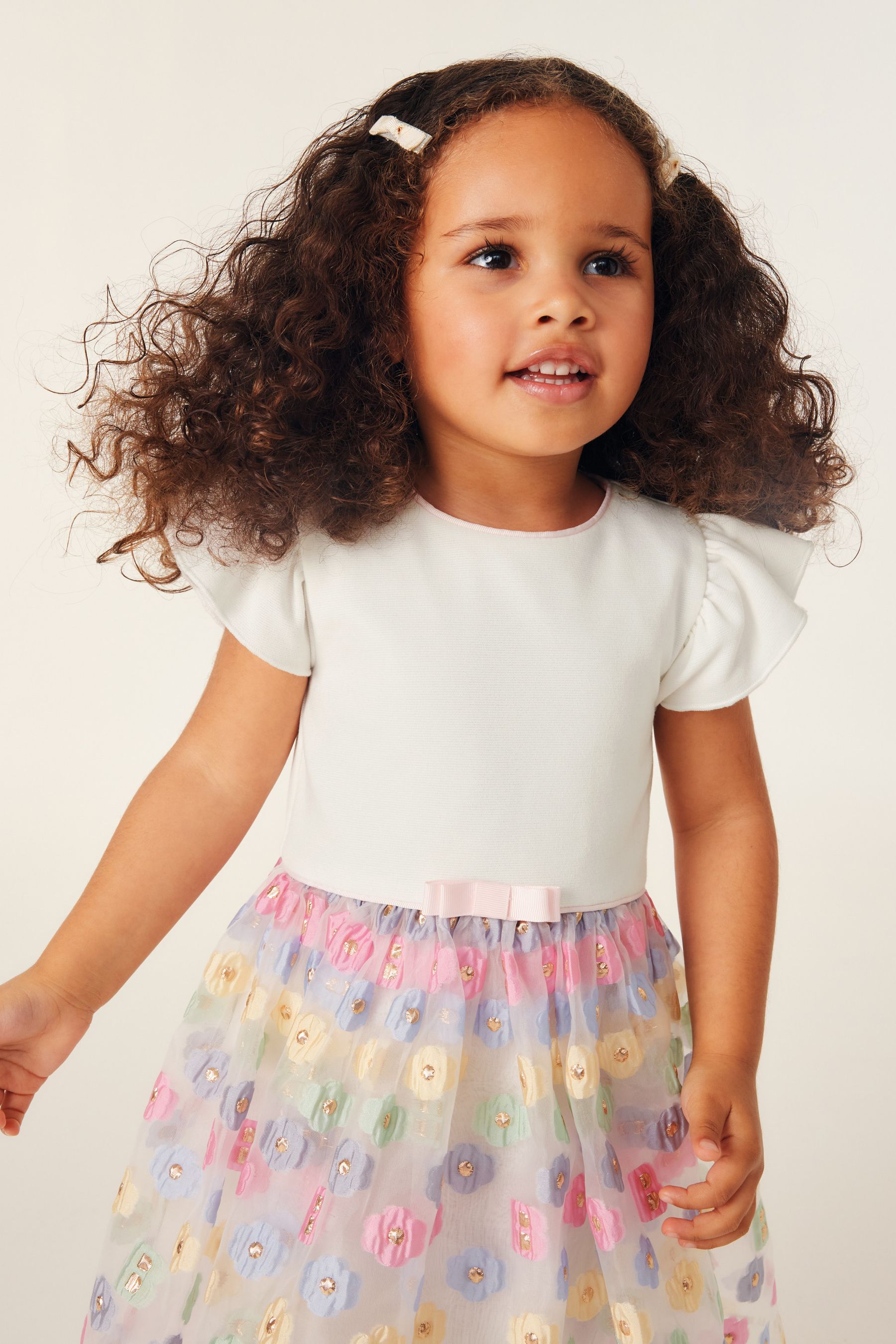 Baker by Ted Baker Multi Coloured Organza Mockable Dress