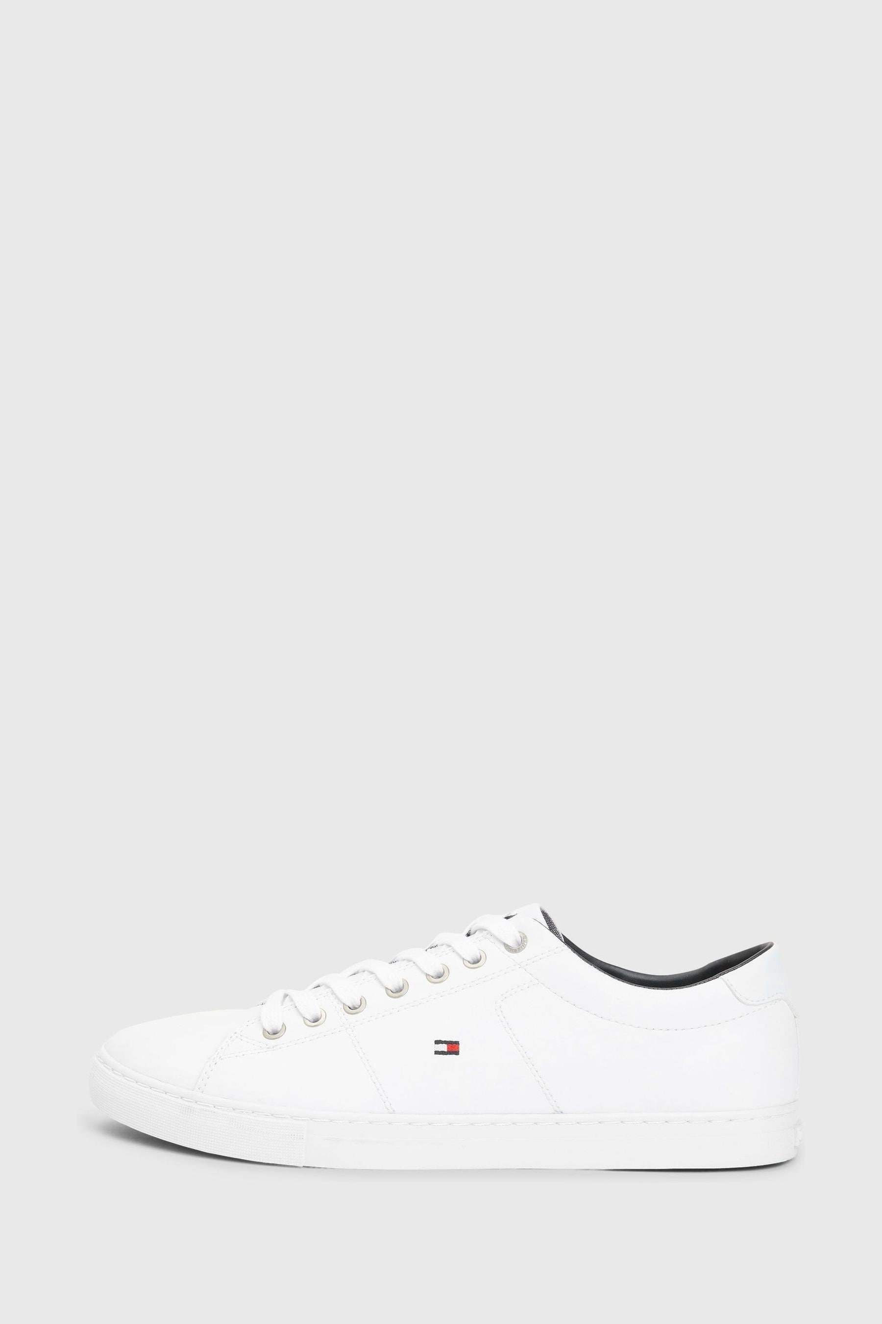 Essential leather fashion sneaker tommy hilfiger