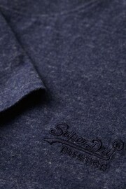 Superdry Grey Vintage Logo Embroided T-Shirt - Image 6 of 6