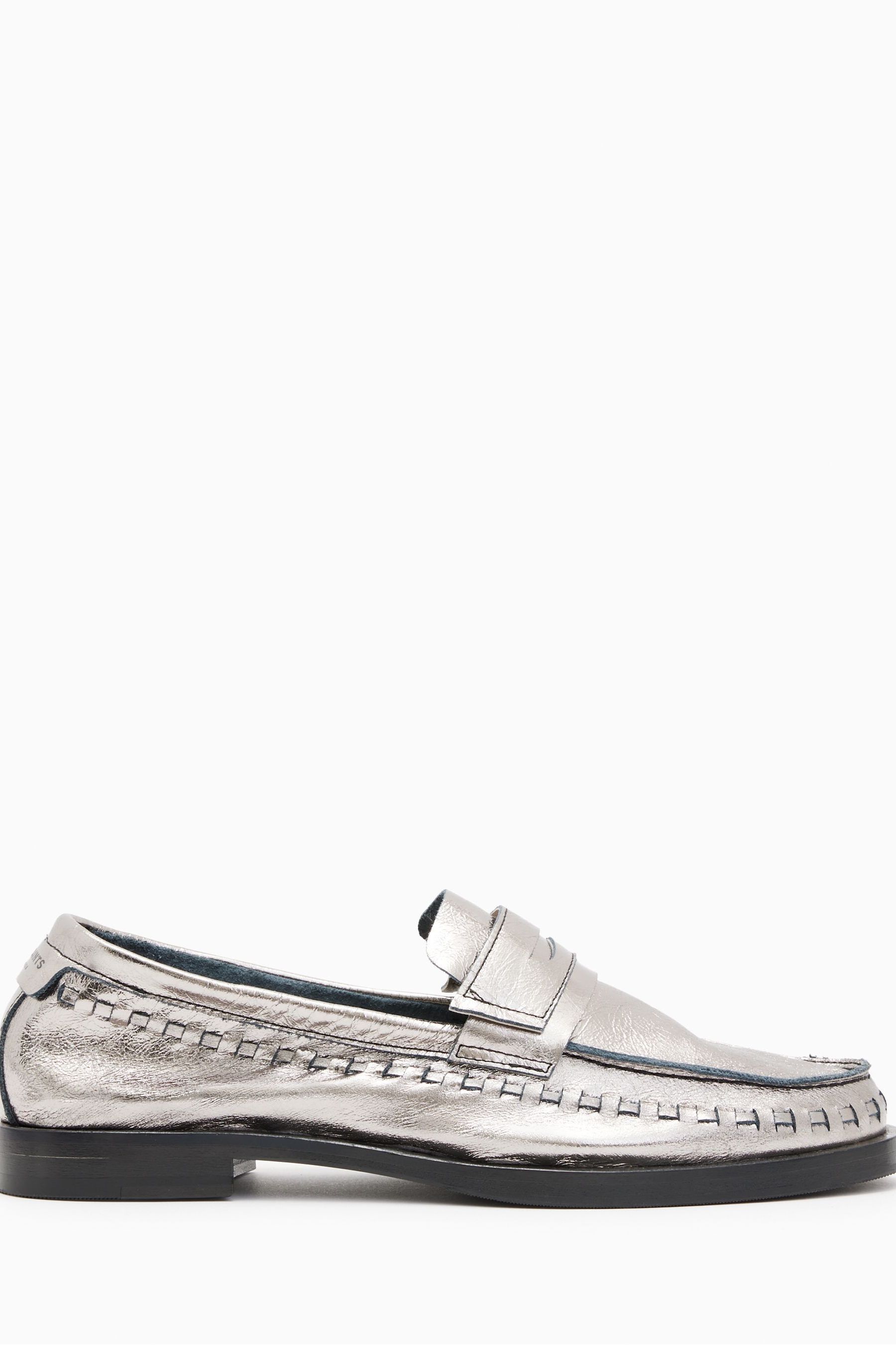 Silver loafers next shop