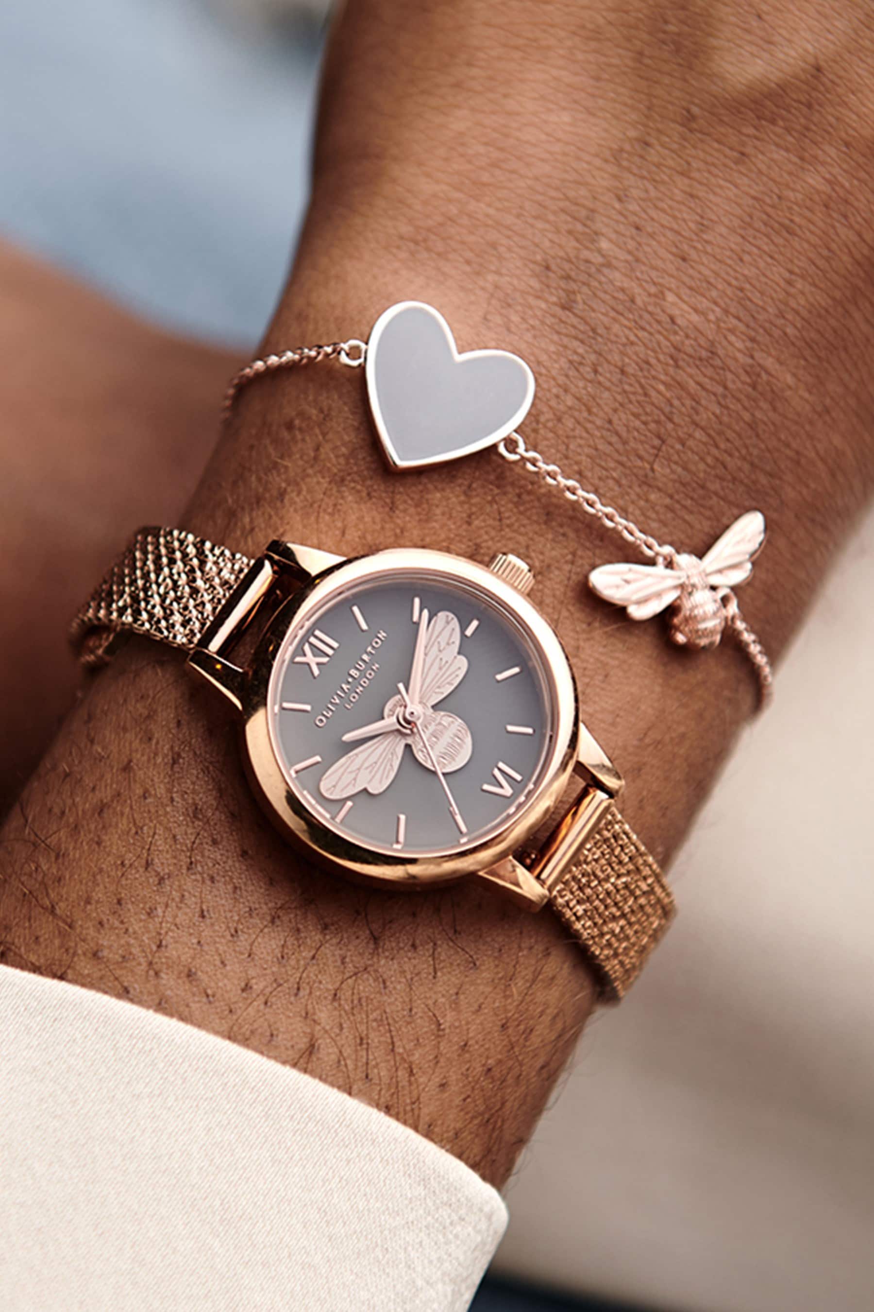Olivia burton watch and hot sale bracelet set