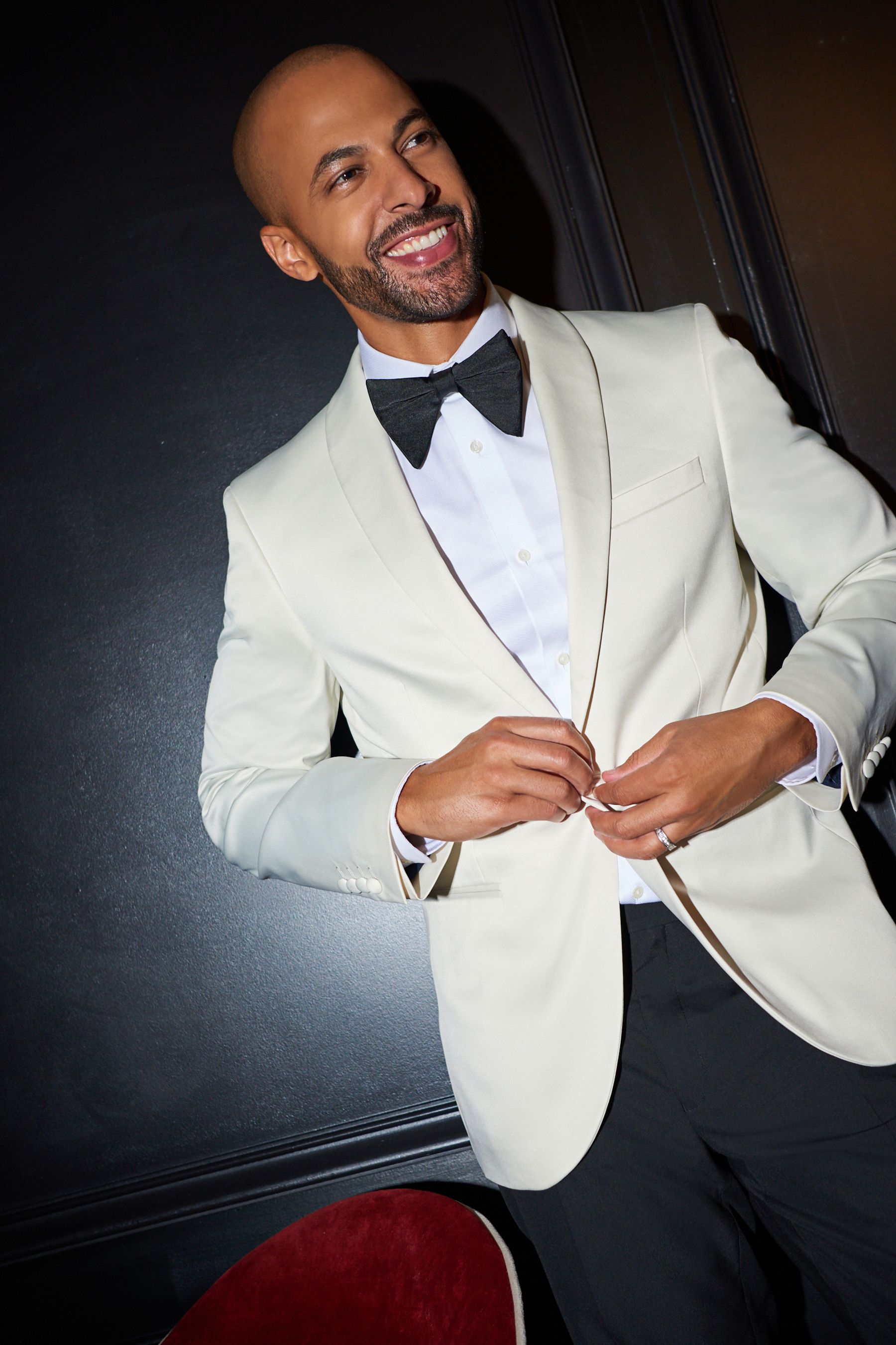 Cream tuxedo jacket shop