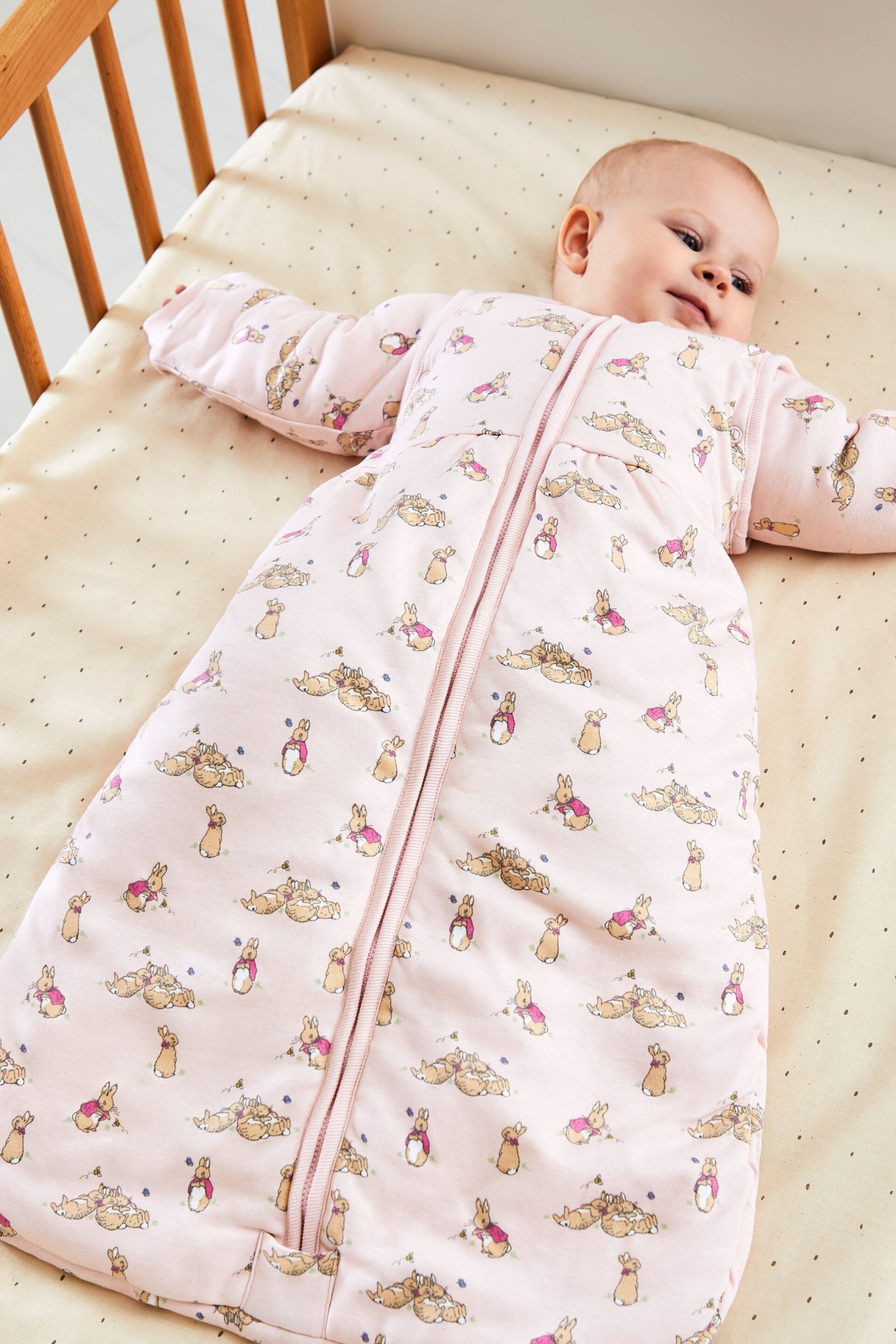 JoJo Maman Bébé Flopsy Bunny 3.5 Tog Baby Sleeping Bag - Image 2 of 6