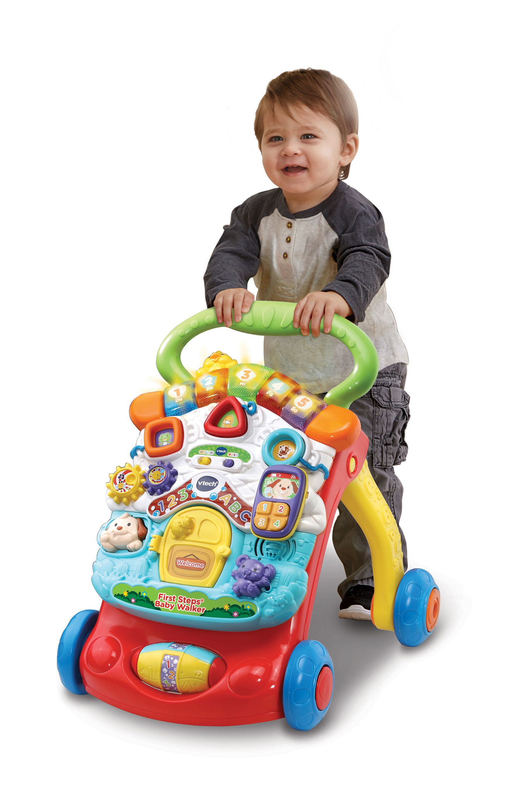 Buy VTech Red First Steps Baby Walker 505653 from the Next UK