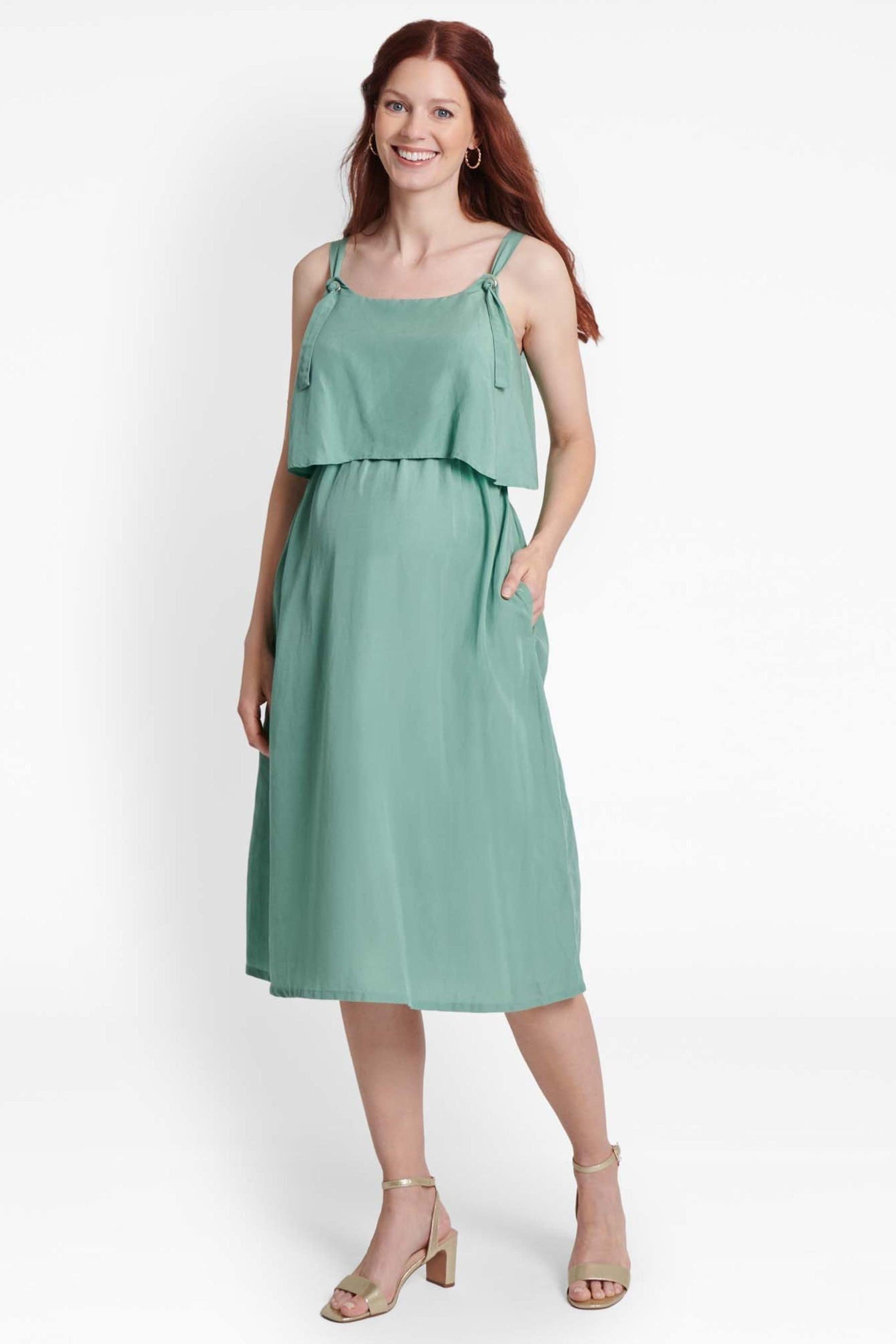 Buy JoJo Maman B b Sage Double Layer Maternity Nursing Dress