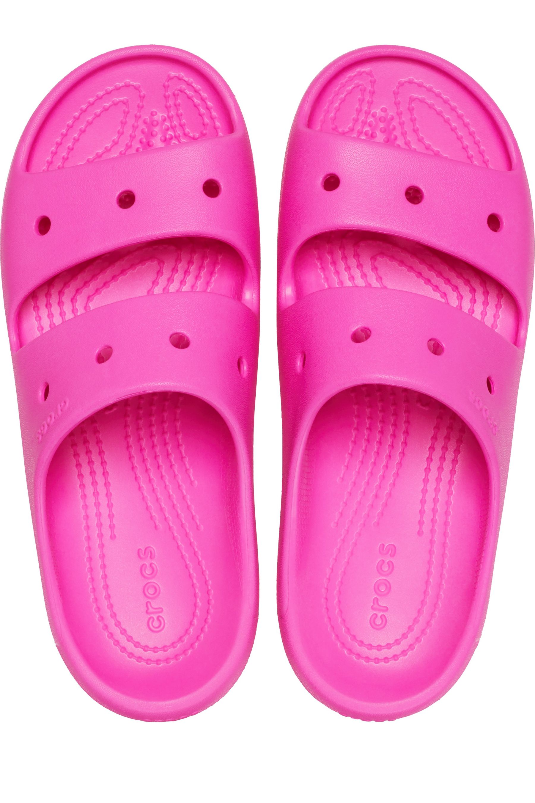 Buy Crocs Pink Classic Unisex Sandals from Next USA