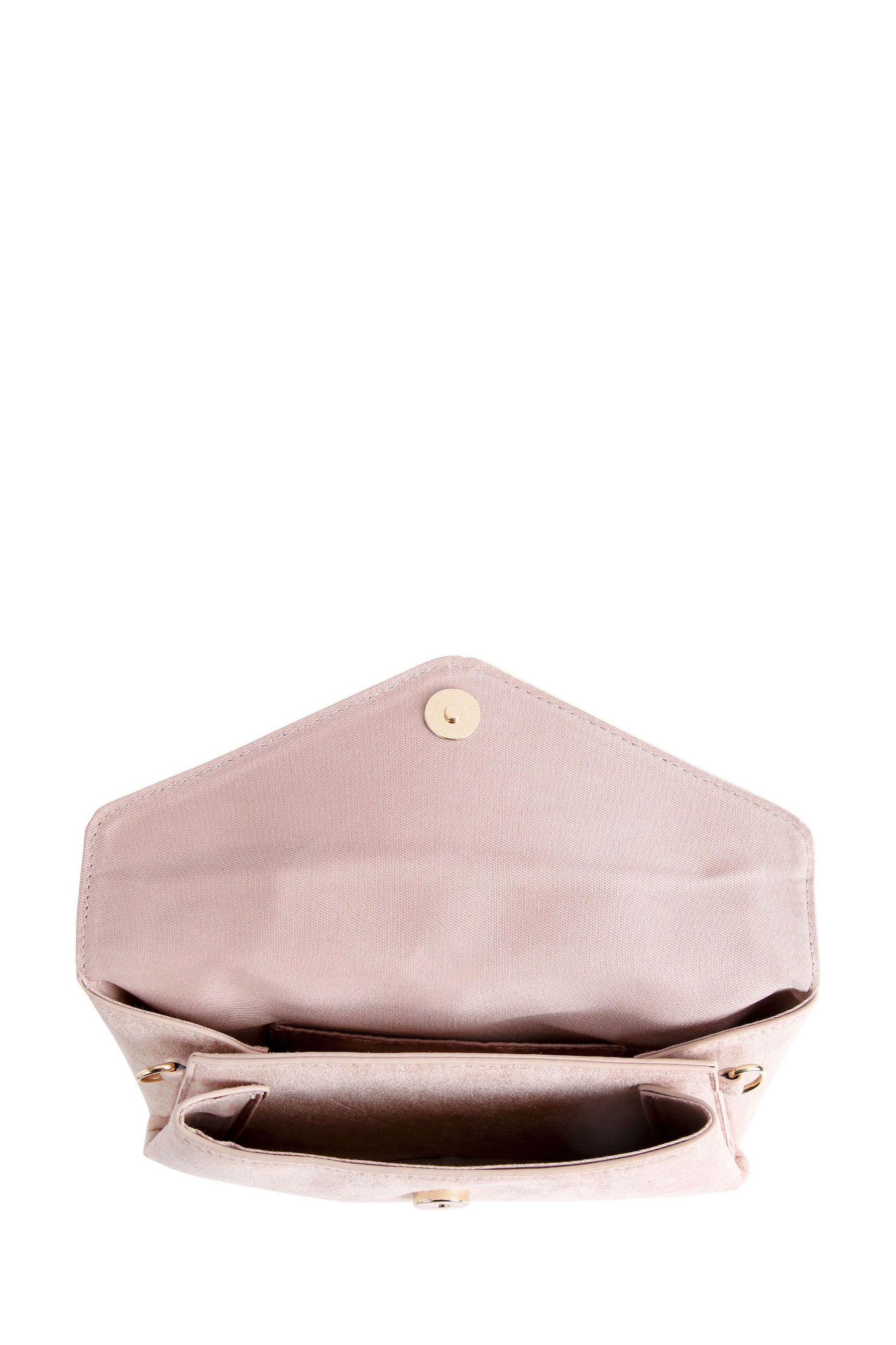 Womens Carvela Megan Envelope Clutch Bag Pink