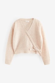 Pink Ballet Style Wrap Front Tie Jumper (3-16yrs) - Image 6 of 9