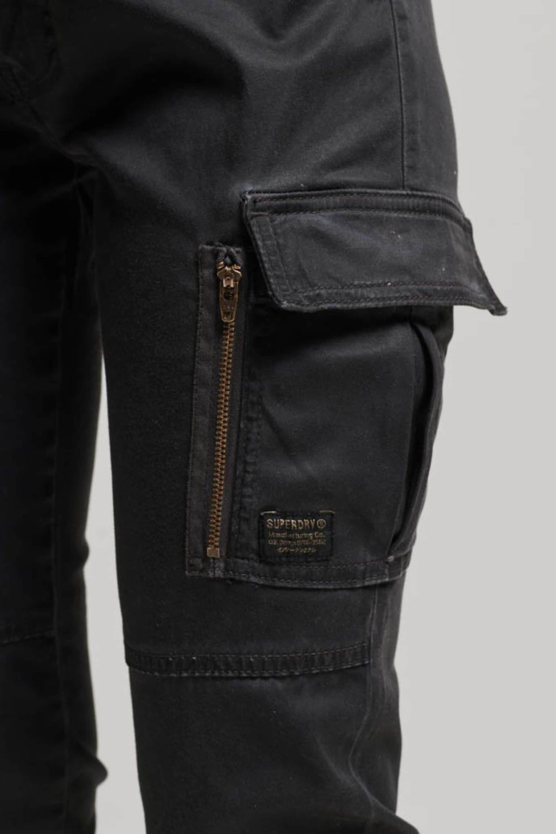 Buy Superdry Black Skinny Fit Cargo Joggers from Next Lithuania