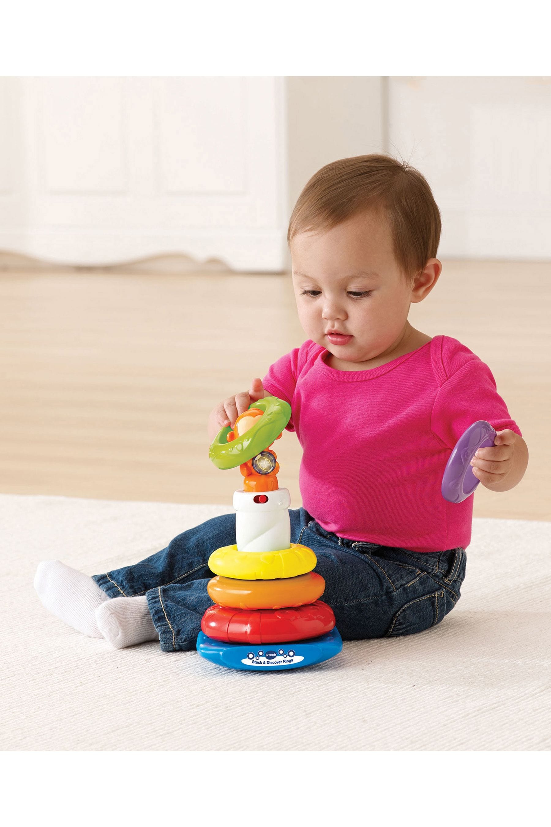 Buy VTech Baby Stack And Discover Rings 166303 from the Next UK