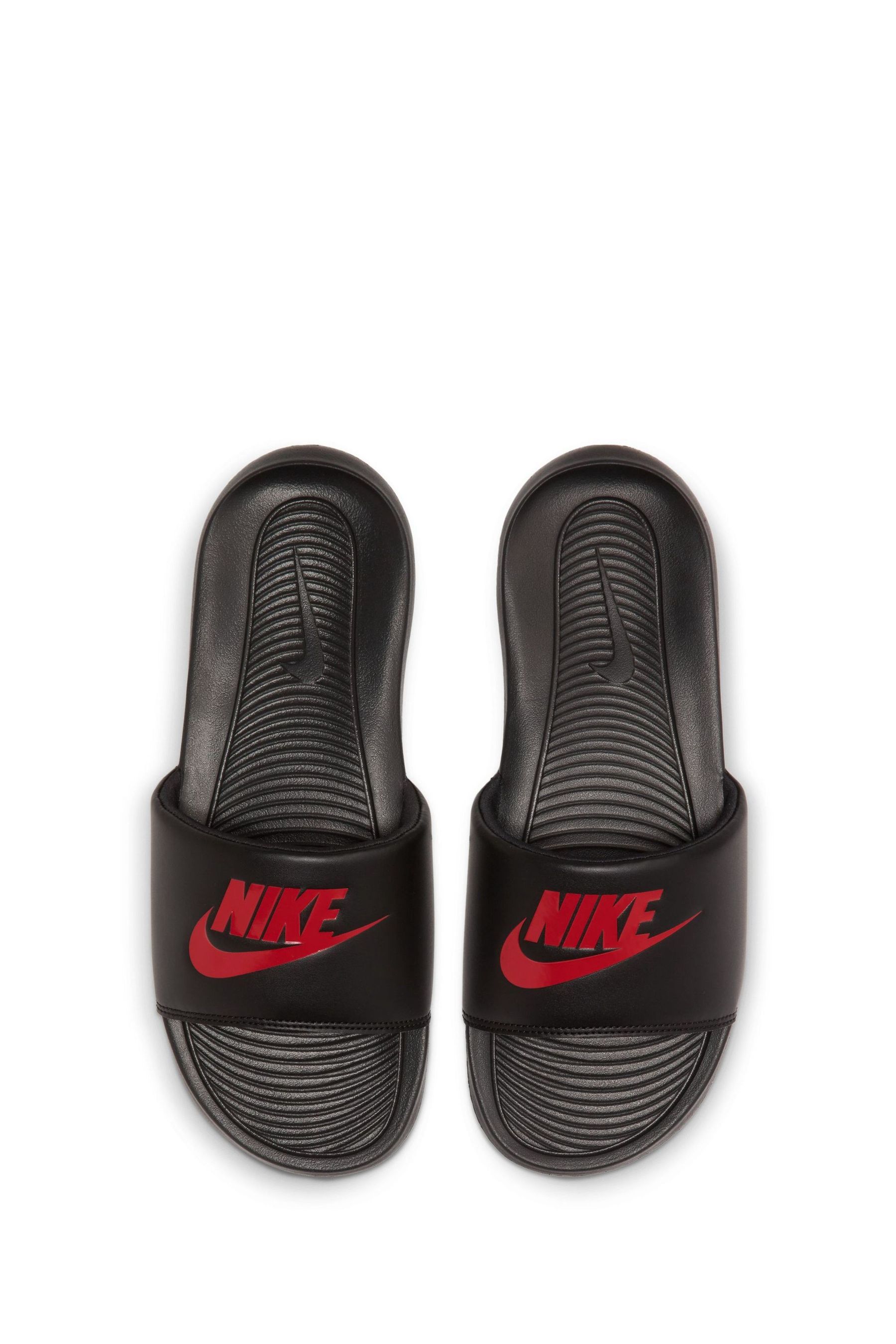 Buy Nike Black Red Victori One Sliders from the Next UK online shop