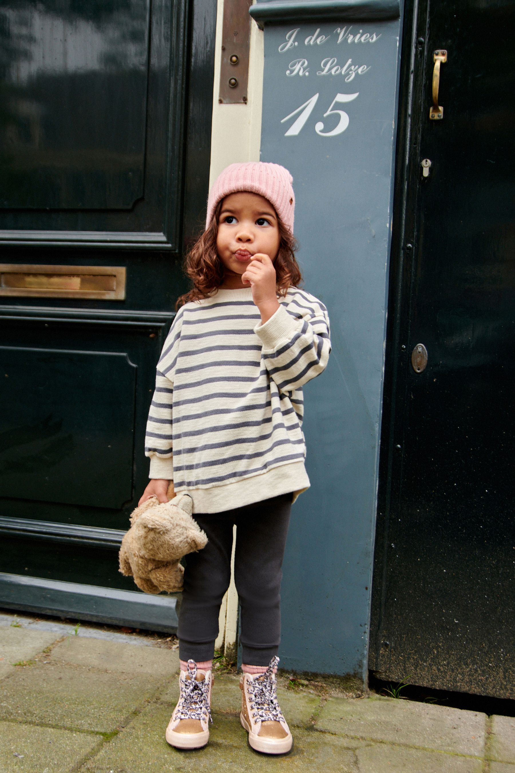 Buy Black White Relaxed Fit Sweater And Leggings Set 3mths 7yrs from Next Canada