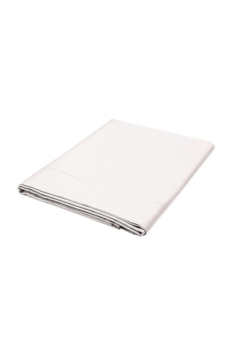 Bedeck Of Belfast Cream Bedeck Of Belfast 1000 Thread Count Egyptian Cotton Sateen Flat Sheet - Image 2 of 2