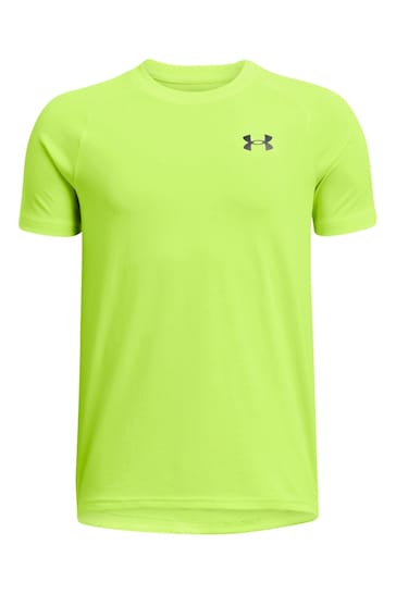 Under Armour Yellow Youth Tech 20 Short Sleeve T-Shirt