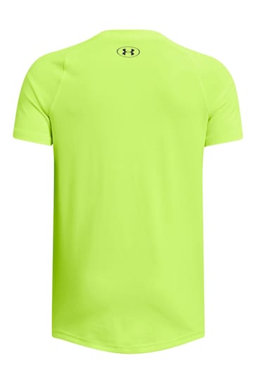 Under Armour Yellow Youth Tech 20 Short Sleeve T-Shirt
