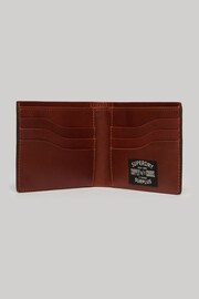 Superdry Brown Leather Wallet In Box - Image 5 of 6
