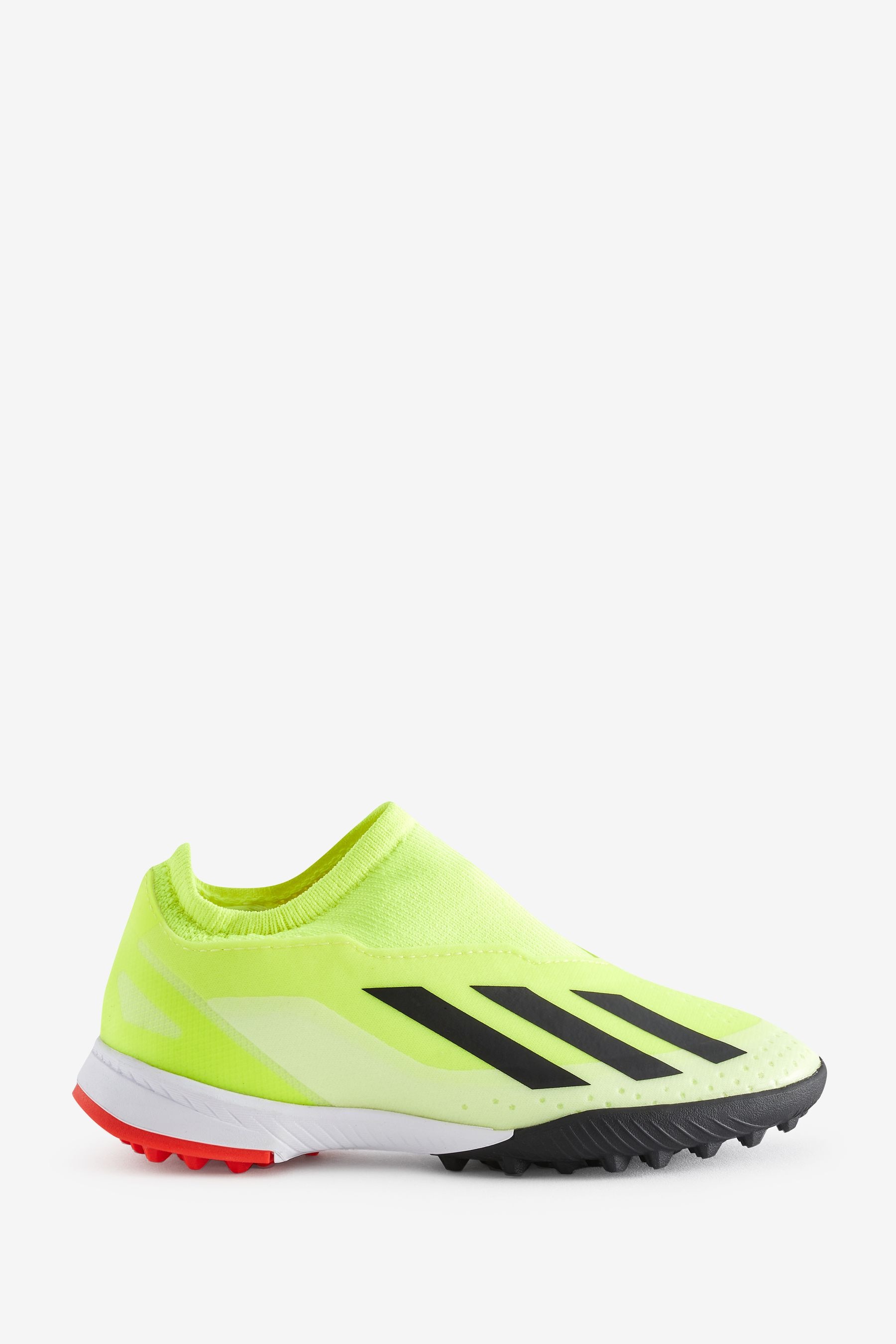 Buy adidas Yellow Football X Crazyfast League Laceless Turf Kids Boots from Next Canada