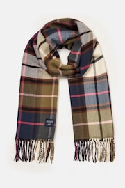 Joules Langtree Green & Pink Scarf - Image 3 of 4