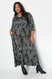 Yours Curve Black Maxi Dress - Image 1 of 4