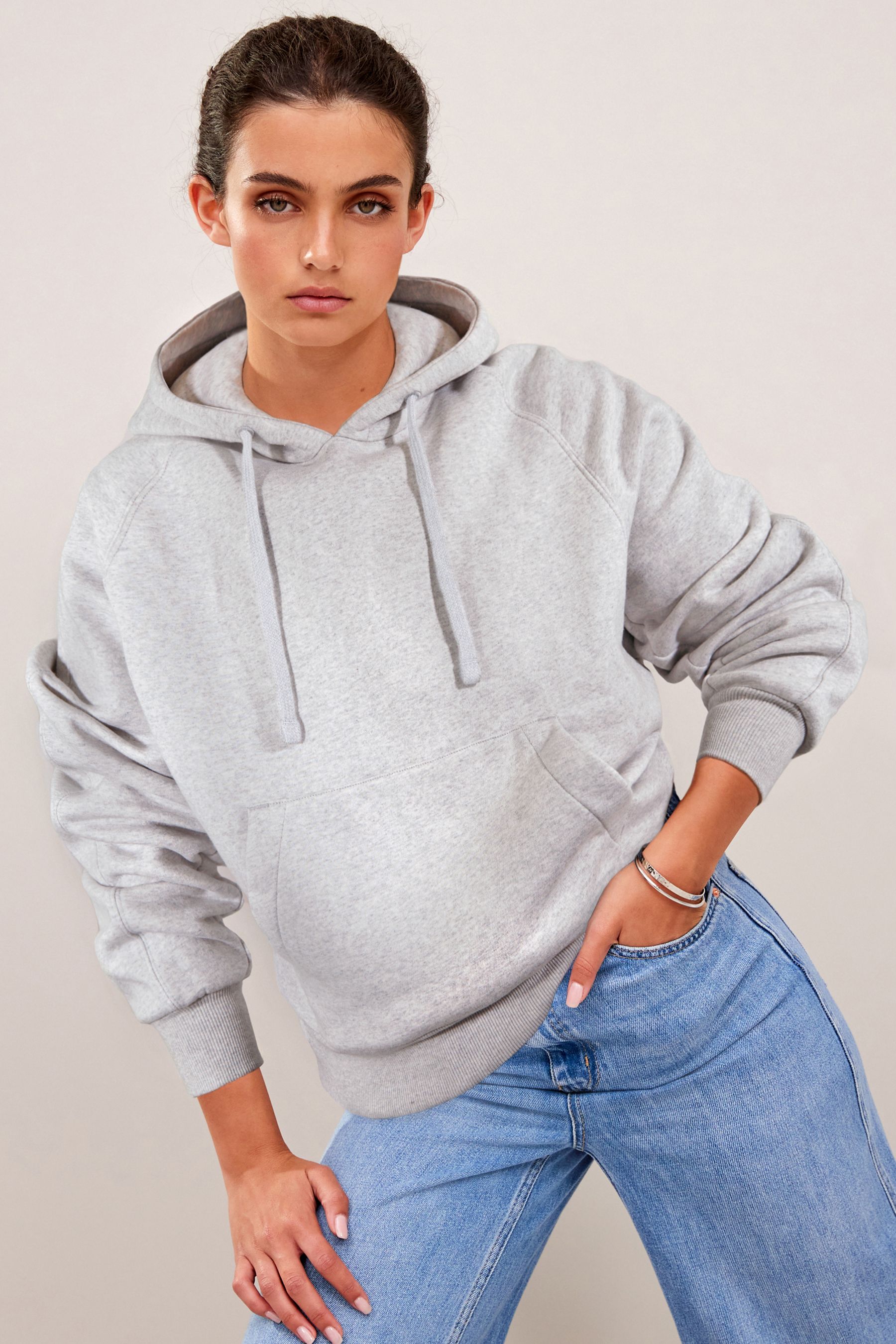 Grey overhead hoodie online