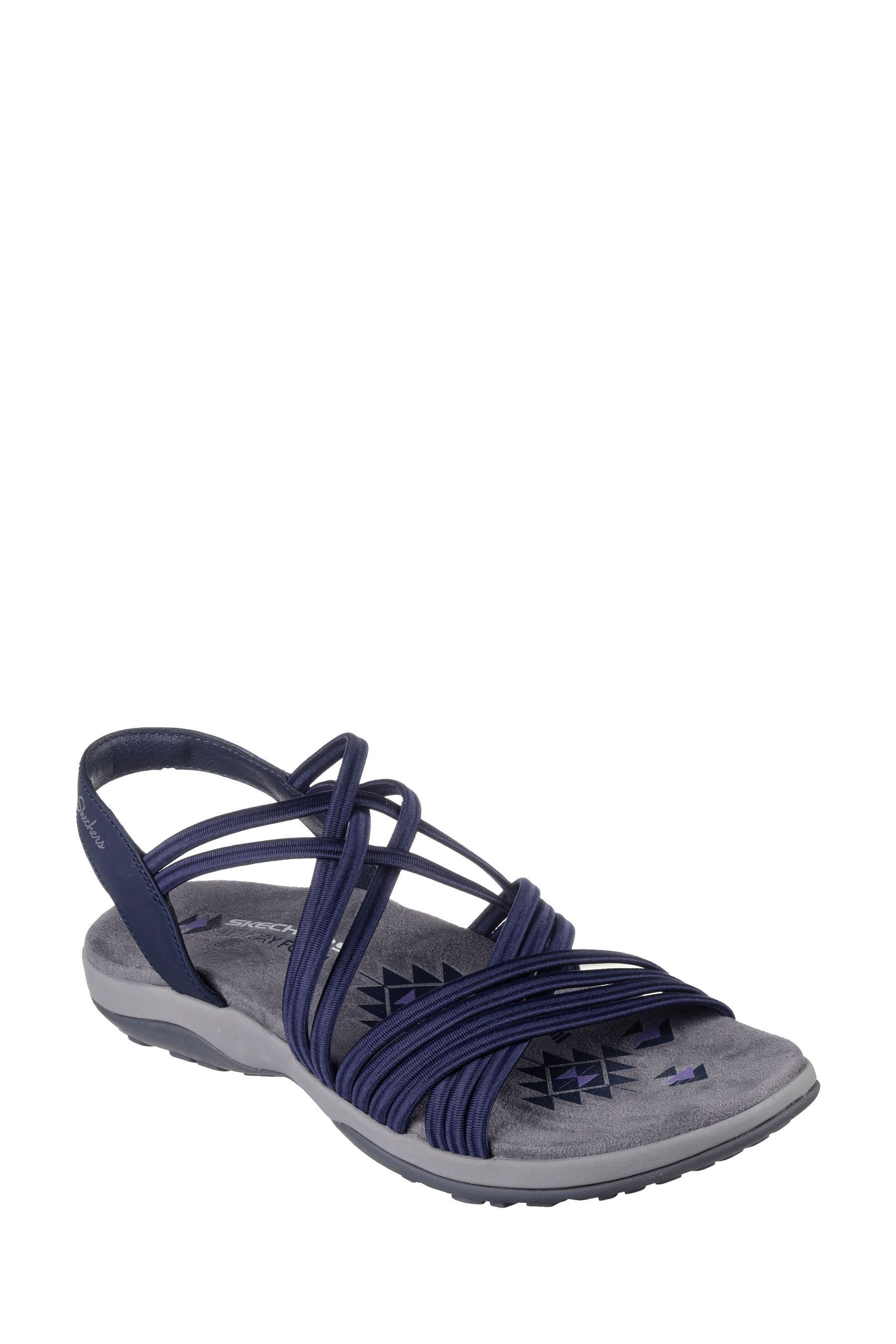 Buy Skechers Blue Reggae Slim Sunnyside Sandals from the Next UK online shop