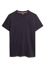 Superdry Purple Marl Vintage Logo Embroided T-Shirt - Image 4 of 6