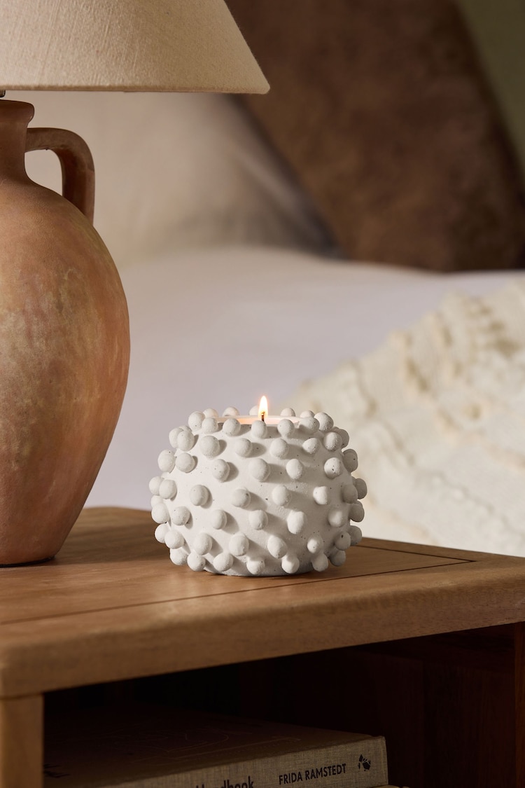 Natural Bobble Tea Light Candle Holder - Image 1 of 4