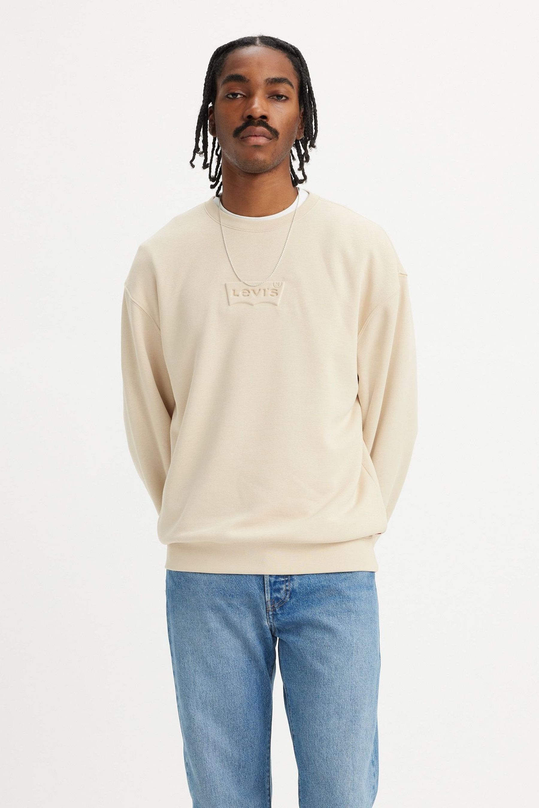 Buy Levi s Crew Fog Levi s Relaxed Graphic Crew from the Next UK