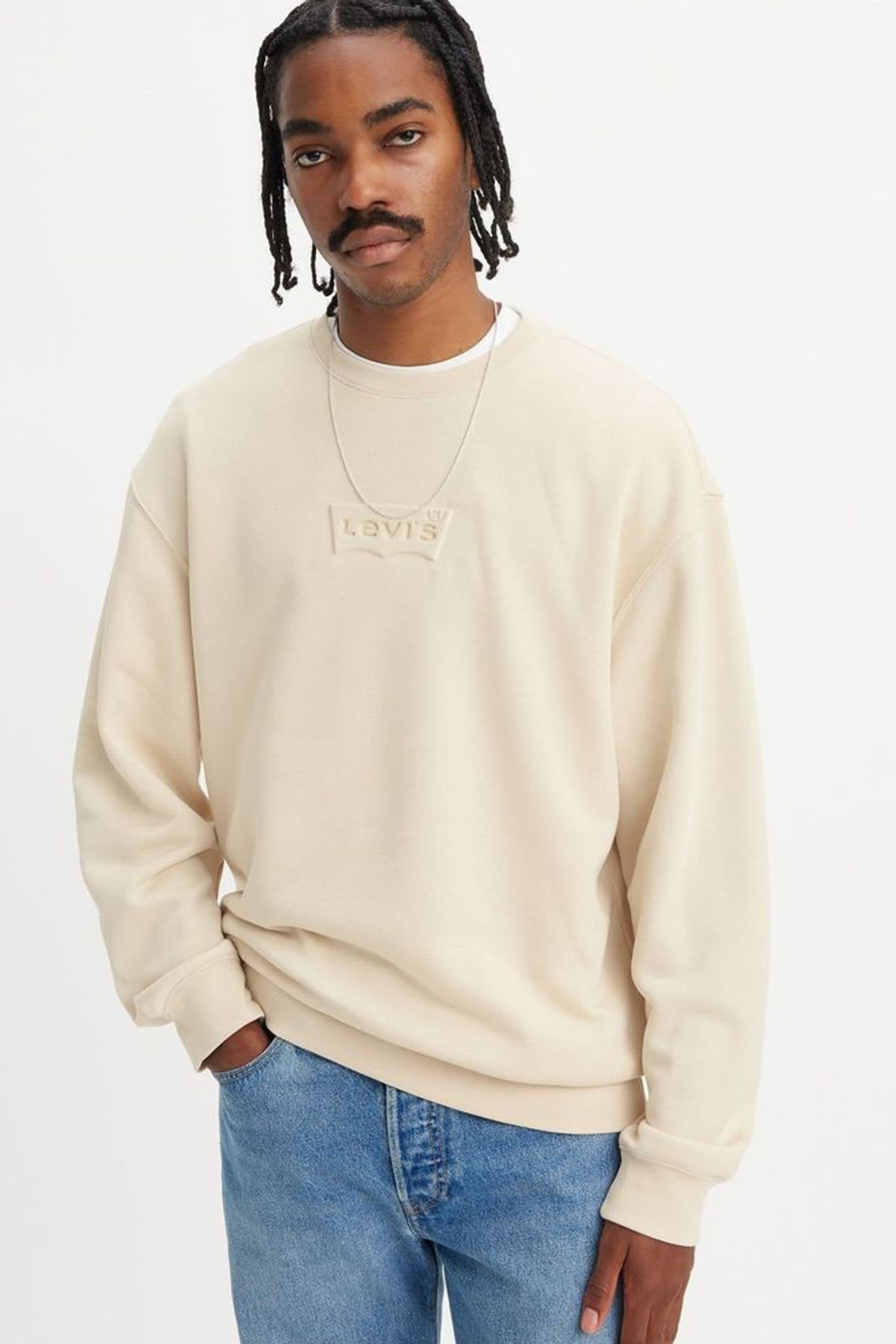 Levi's® Nude Relaxed Fit Graphic Crewneck Sweatshirt - Image 1 of 6