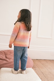 Pink/Lilac Purple Cosy Cardigan (12mths-7yrs) - Image 3 of 6