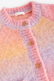 Pink/Lilac Purple Cosy Cardigan (12mths-7yrs) - Image 6 of 6