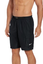 Nike Black Cargo Pocket Swim Shorts - Image 1 of 1