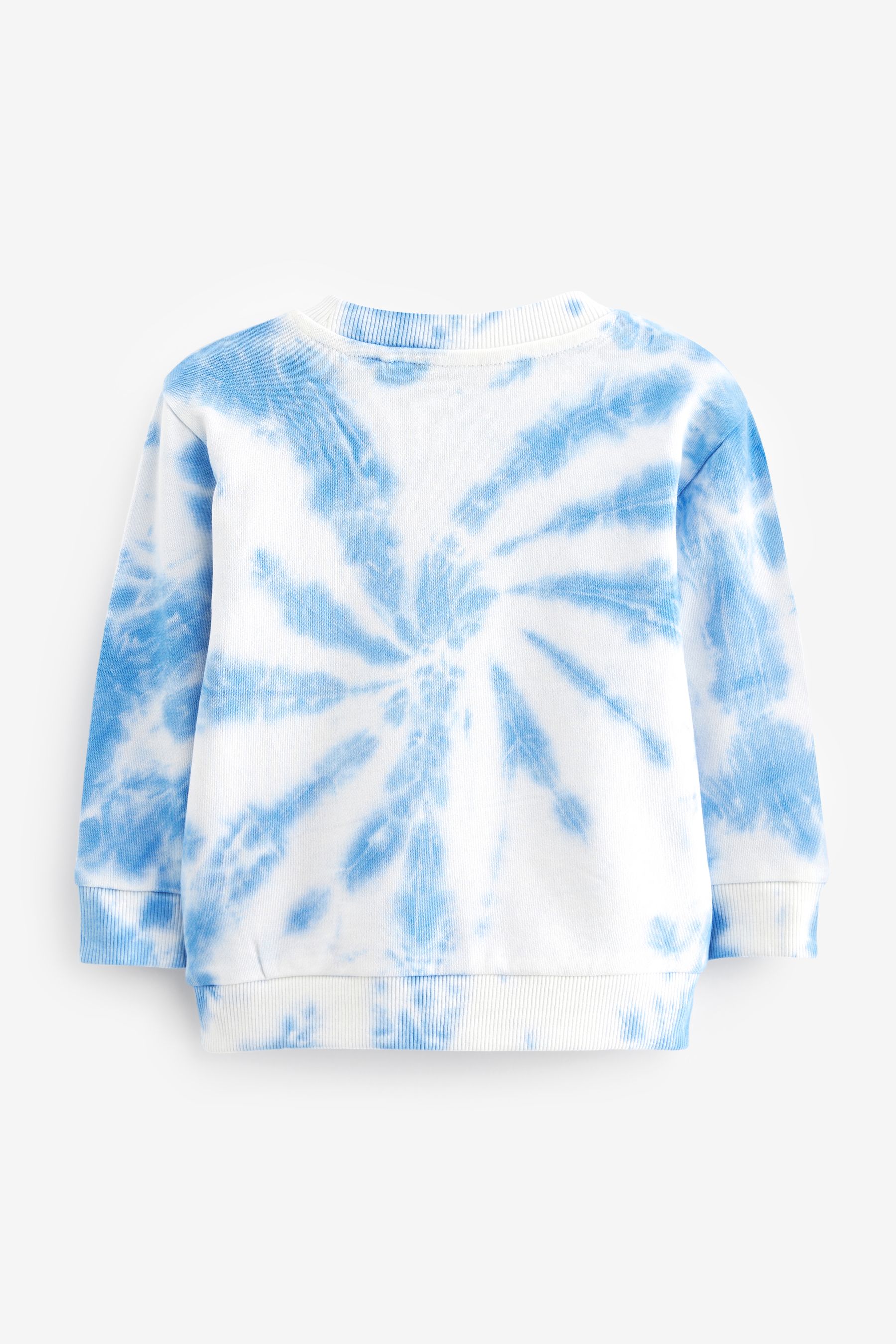 Buy Blue Tie Dye All Over Print Sweatshirt 3mths 7yrs from the Next UK online shop