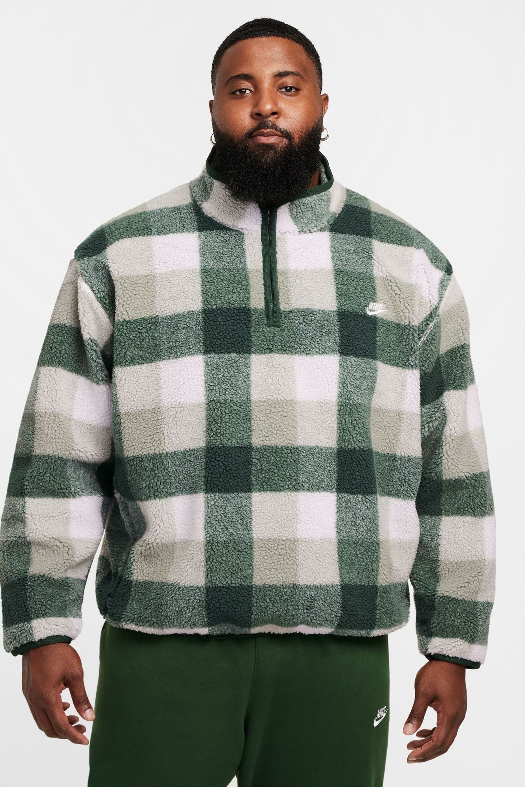 Nike quarter zip sherpa shop