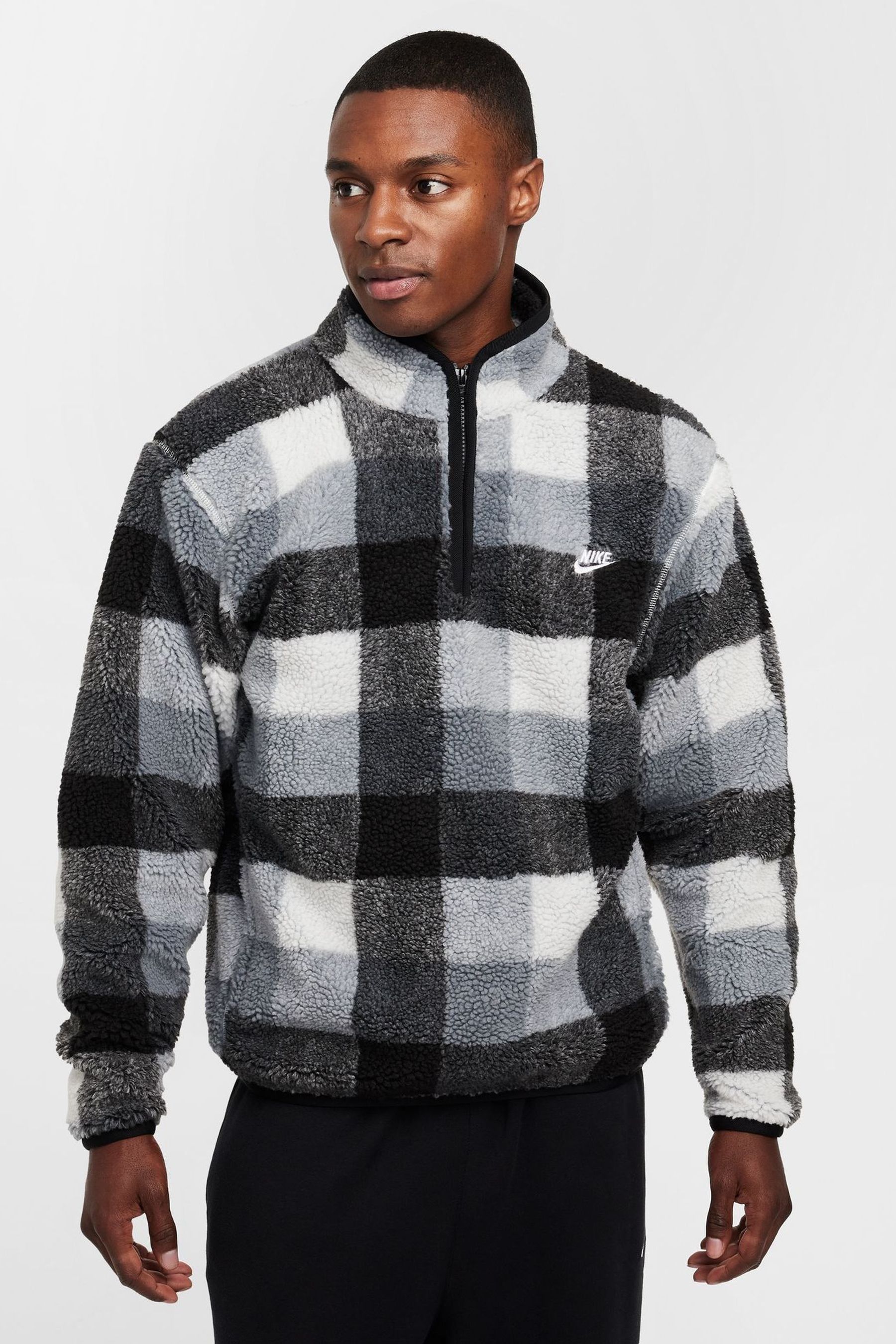 Nike quarter zip sherpa clearance