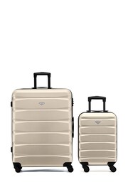 Set Of 2 Large Check-In & Small Carry-On Hardcase Travel Suitcase - Image 1 of 7