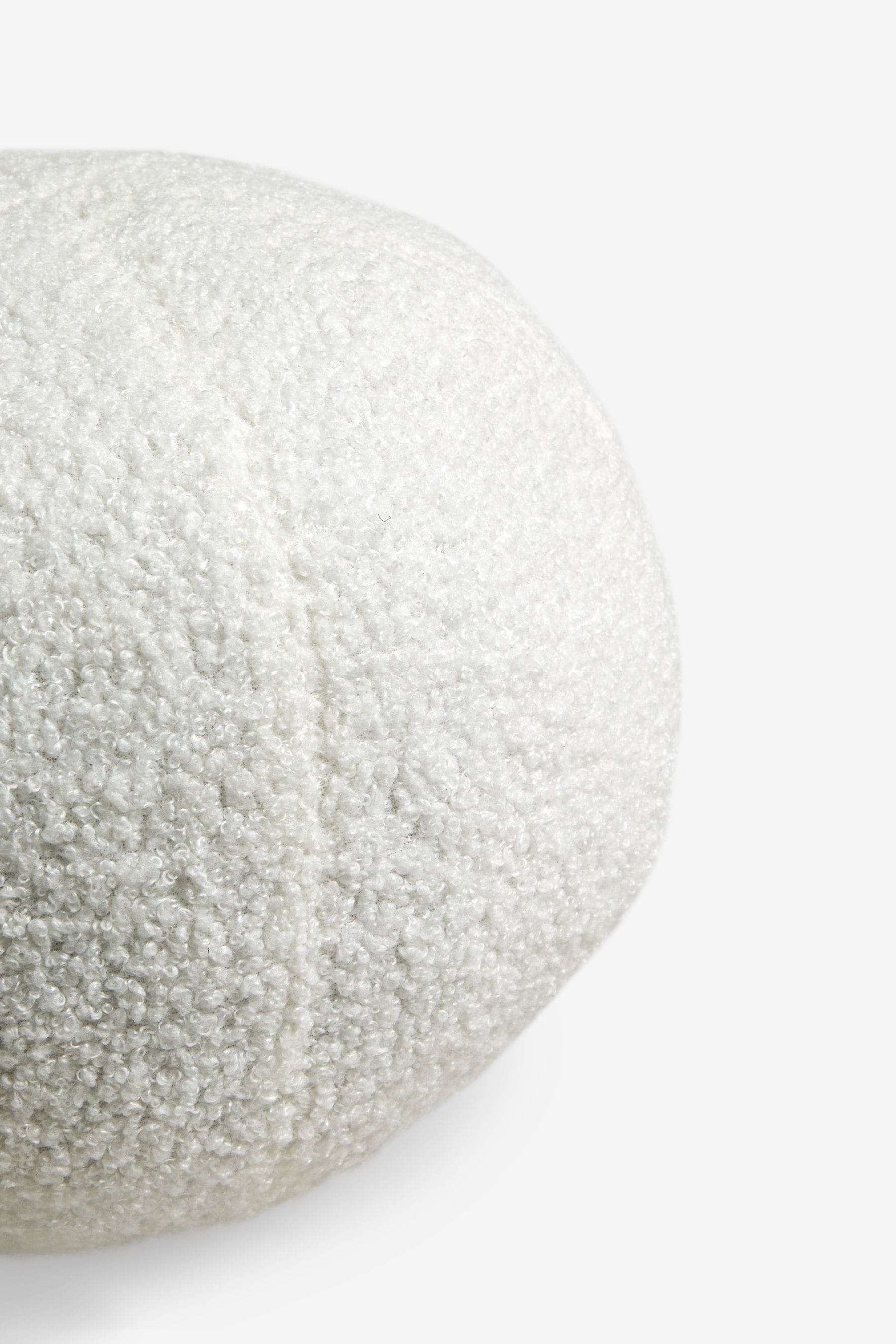 Round white pillow shop