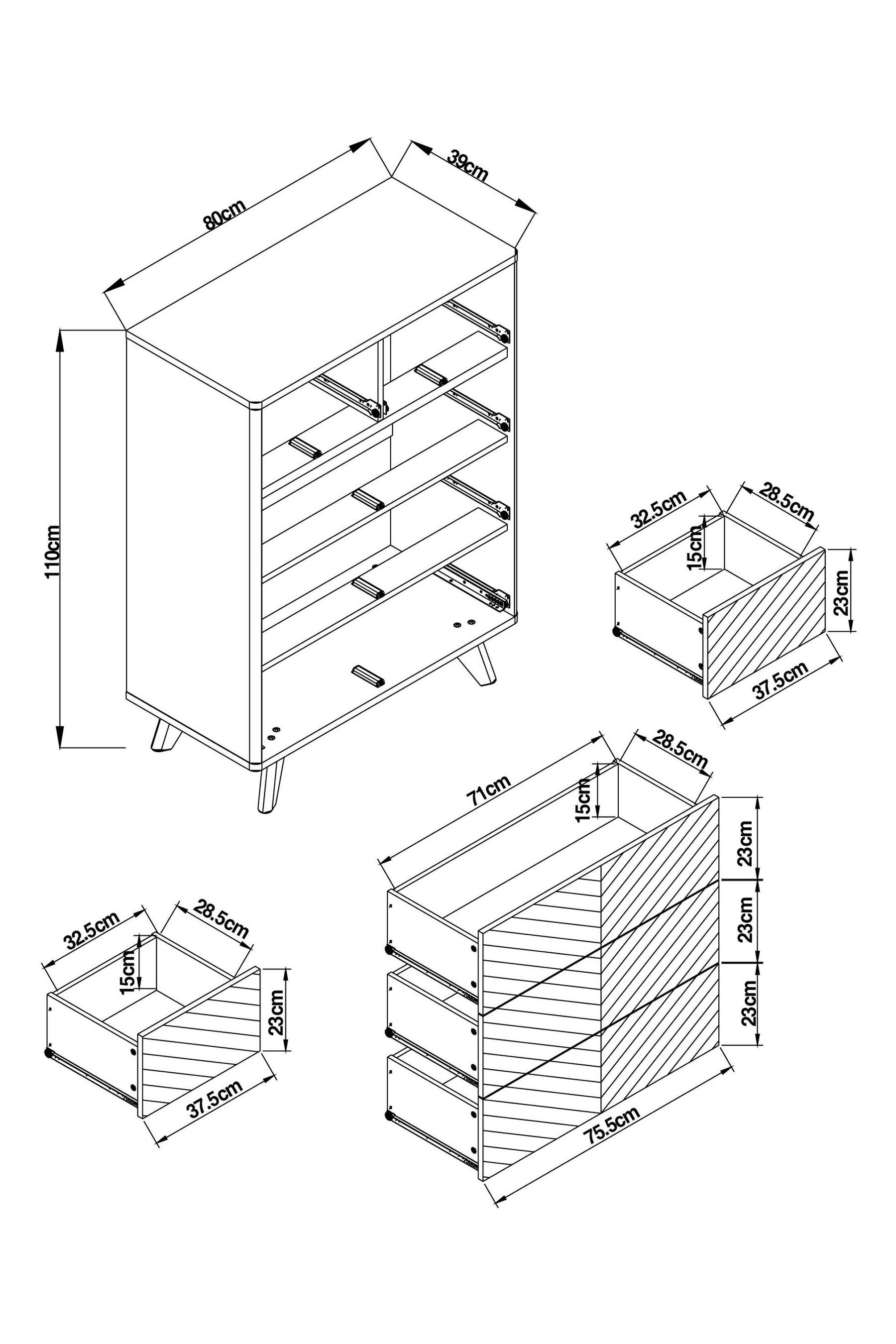 Anderson 6 online drawer dresser