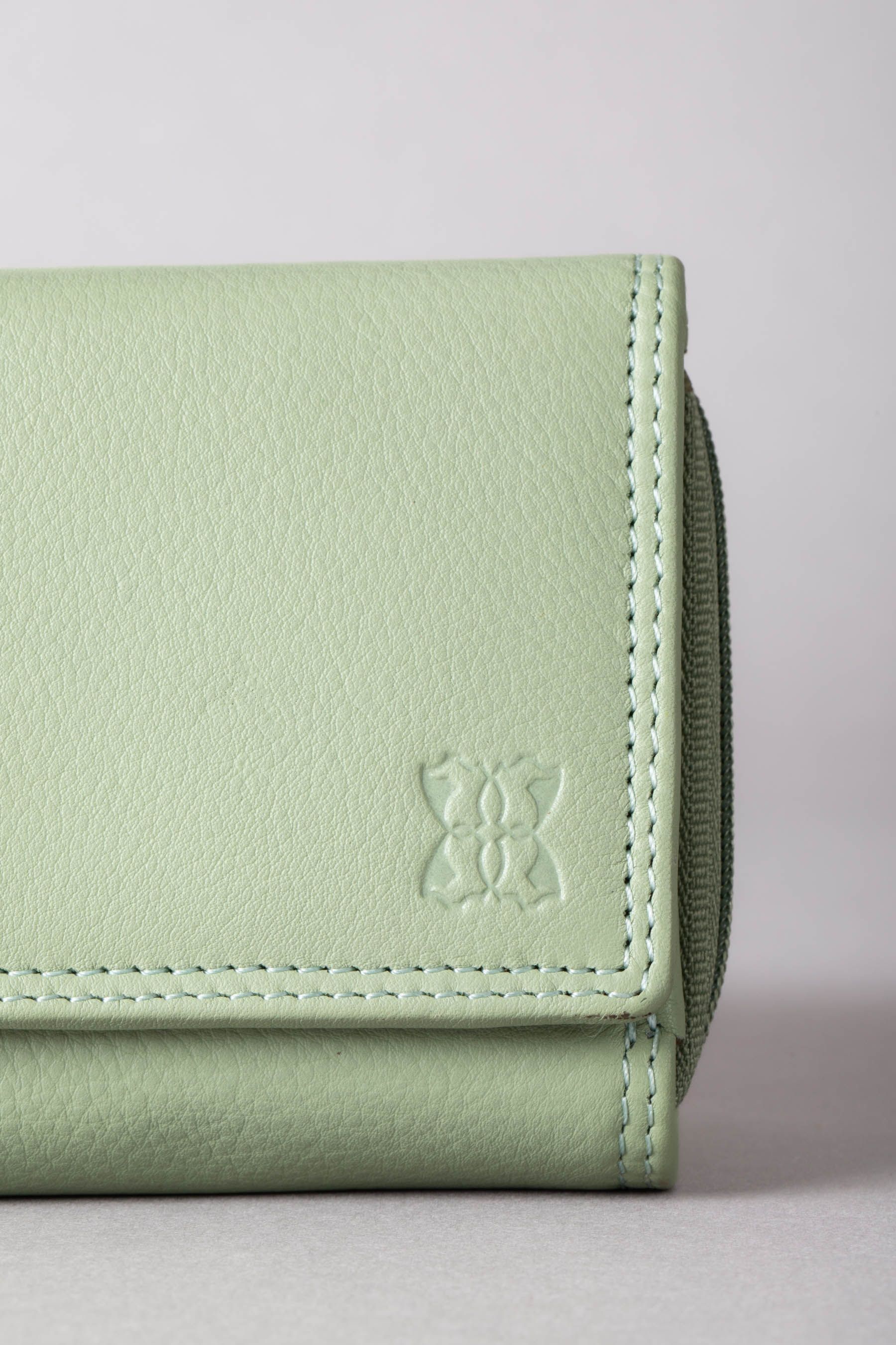 Buy Lakeland Leather Sage Green Small Leather Purse from Next Ireland