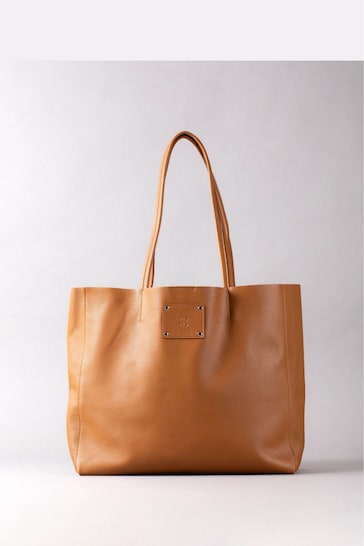 Lakeland Leather Tarn Leather Bucket Brown Bag