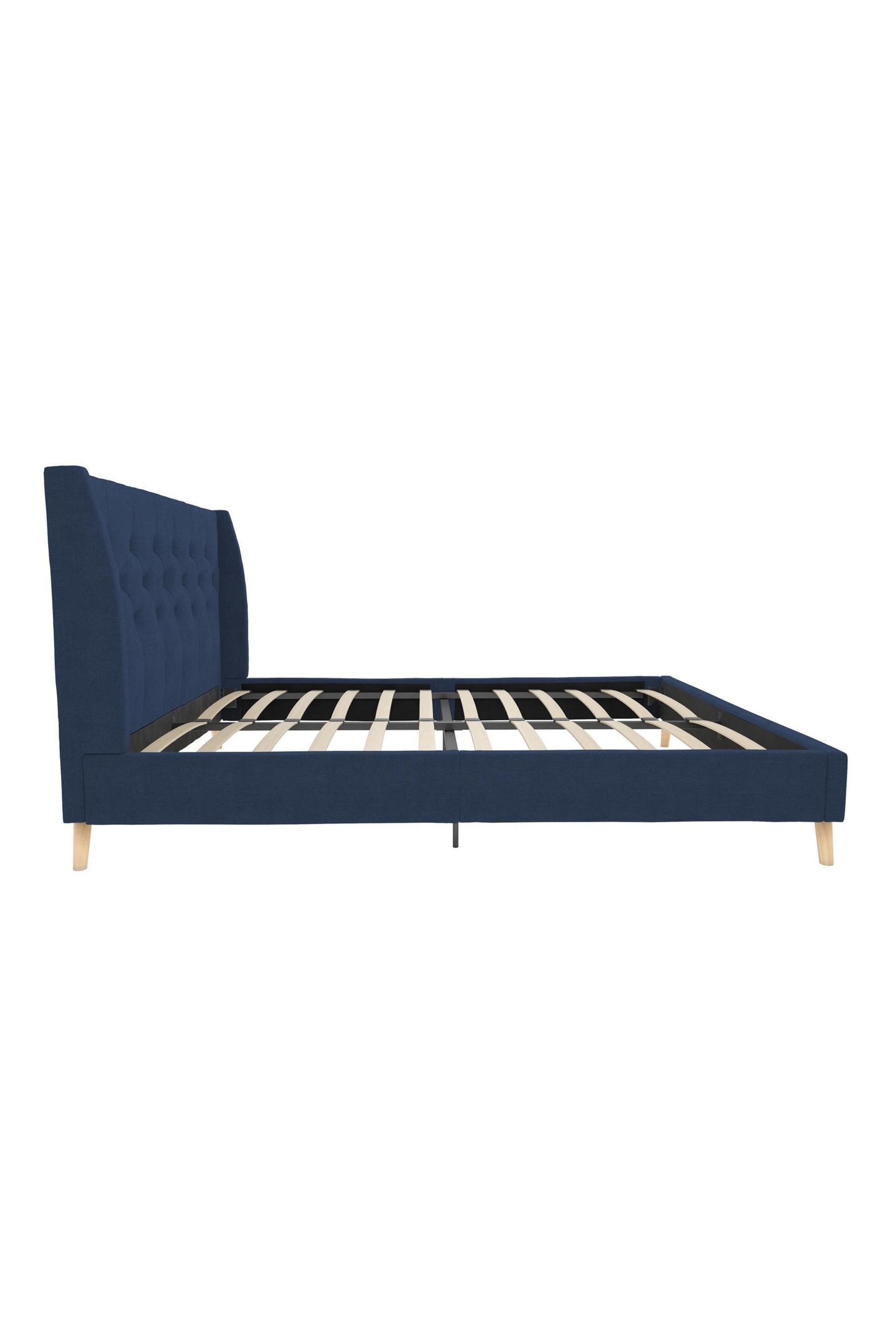 Her majesty tufted upholstered low profile platform shop bed