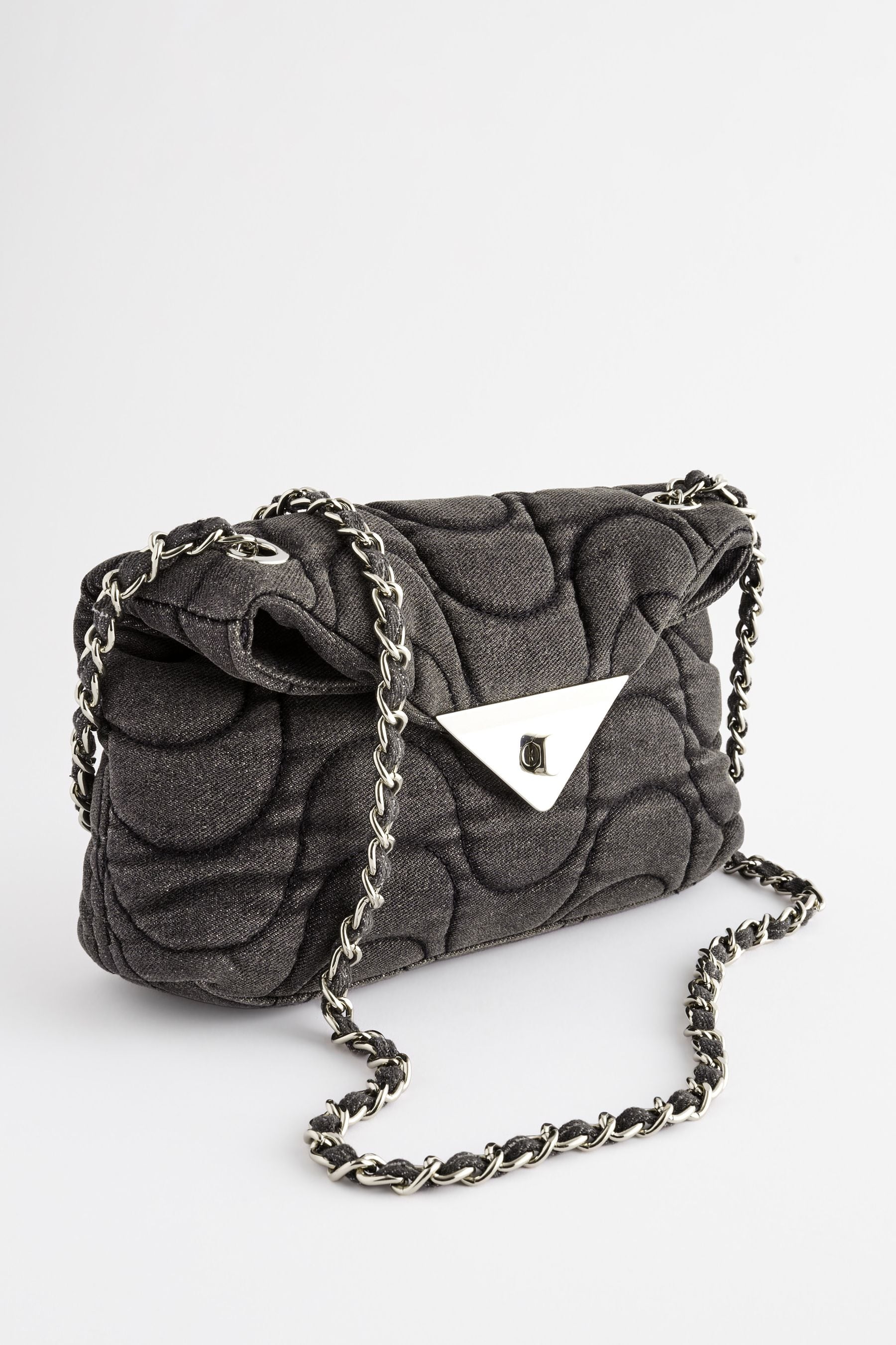 Black denim bag online