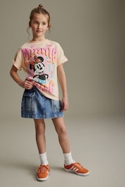 Neutral Oversized Sequin Minnie Mouse License T-Shirt (3-16yrs) - Image 3 of 8